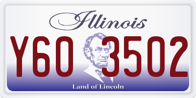 IL license plate Y603502