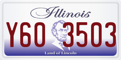 IL license plate Y603503