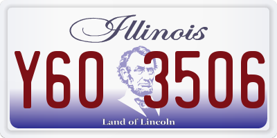 IL license plate Y603506