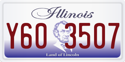 IL license plate Y603507