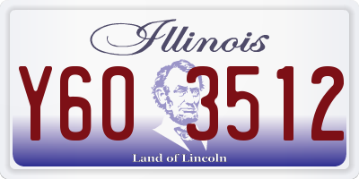 IL license plate Y603512