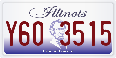 IL license plate Y603515
