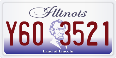 IL license plate Y603521