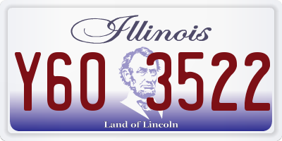 IL license plate Y603522