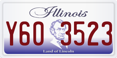 IL license plate Y603523