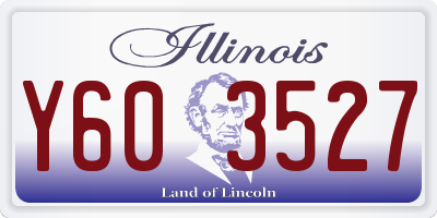 IL license plate Y603527