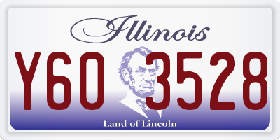 IL license plate Y603528