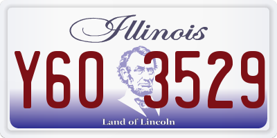 IL license plate Y603529