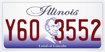 IL license plate Y603552