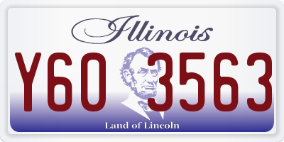IL license plate Y603563