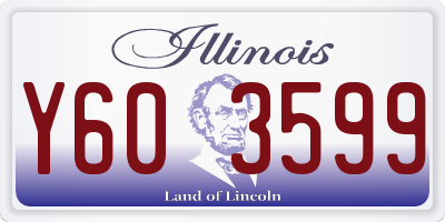 IL license plate Y603599
