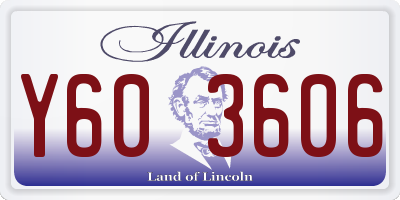 IL license plate Y603606