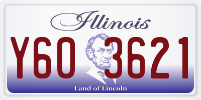 IL license plate Y603621