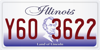 IL license plate Y603622