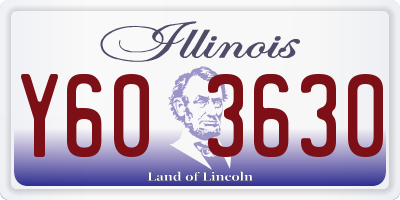 IL license plate Y603630