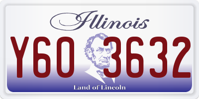 IL license plate Y603632