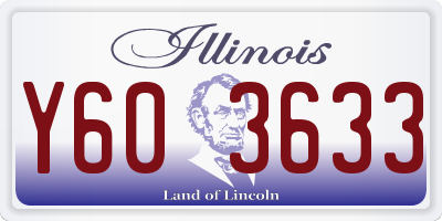 IL license plate Y603633