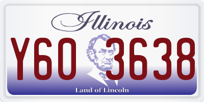 IL license plate Y603638