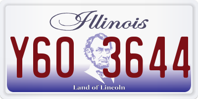 IL license plate Y603644