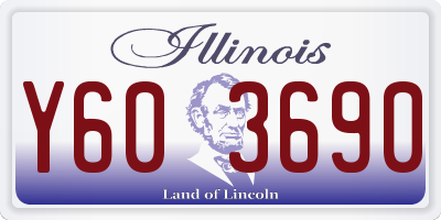 IL license plate Y603690