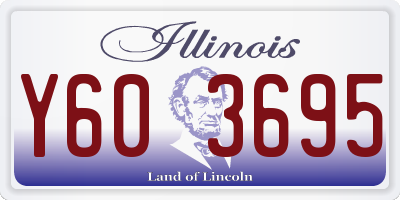 IL license plate Y603695