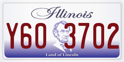 IL license plate Y603702