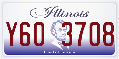 IL license plate Y603708