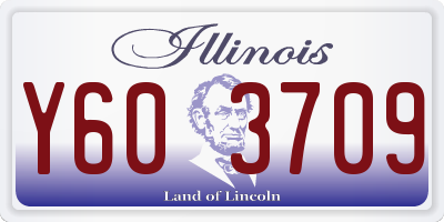 IL license plate Y603709