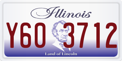 IL license plate Y603712