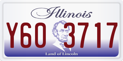 IL license plate Y603717