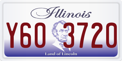 IL license plate Y603720