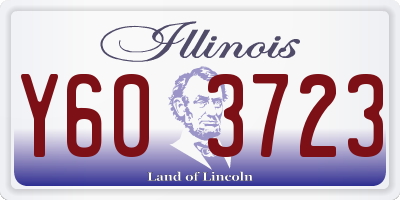 IL license plate Y603723