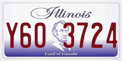IL license plate Y603724