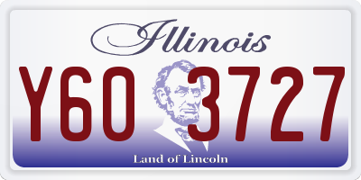 IL license plate Y603727