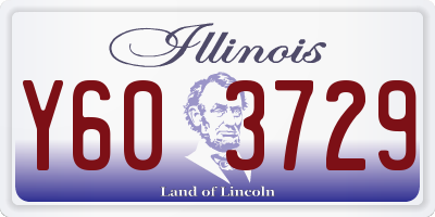 IL license plate Y603729