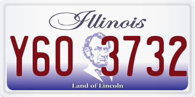 IL license plate Y603732