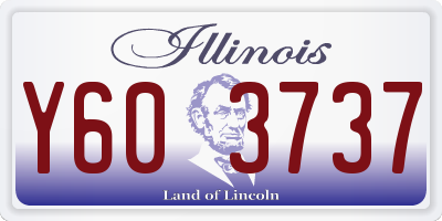 IL license plate Y603737