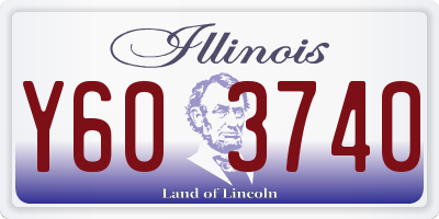 IL license plate Y603740