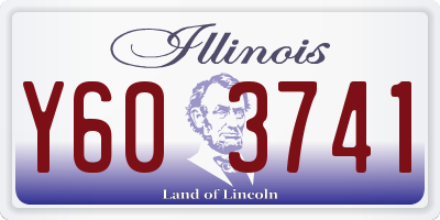 IL license plate Y603741