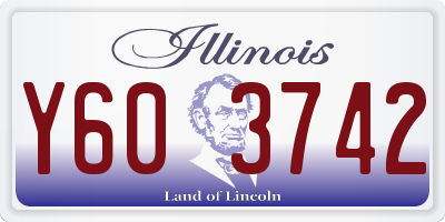 IL license plate Y603742