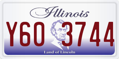 IL license plate Y603744