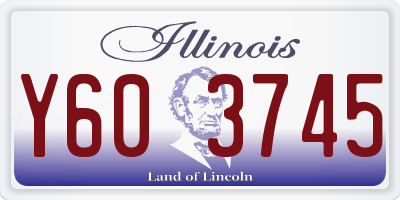IL license plate Y603745