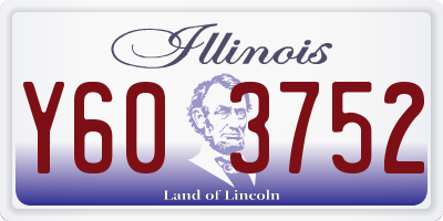 IL license plate Y603752
