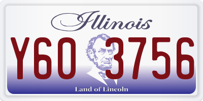 IL license plate Y603756