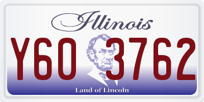 IL license plate Y603762