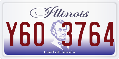 IL license plate Y603764