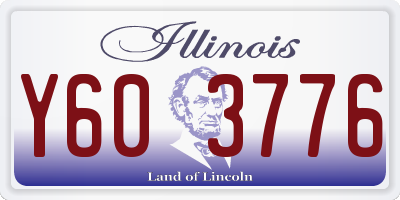 IL license plate Y603776