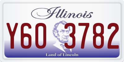 IL license plate Y603782