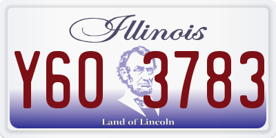IL license plate Y603783