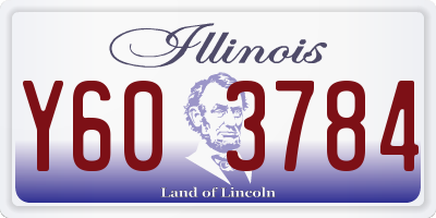 IL license plate Y603784